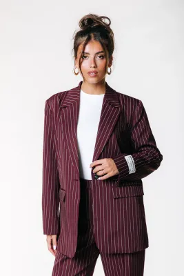 Colourful Rebel Jesra Blazer Burgundy