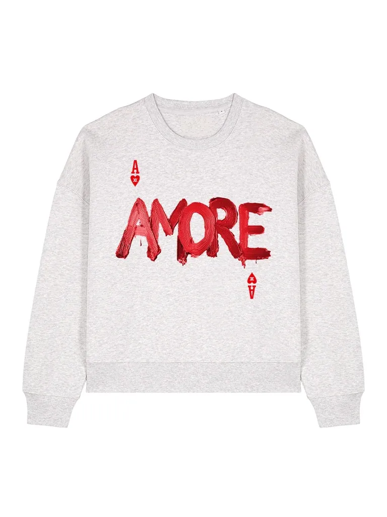 Pinned Sweater Amore Grey