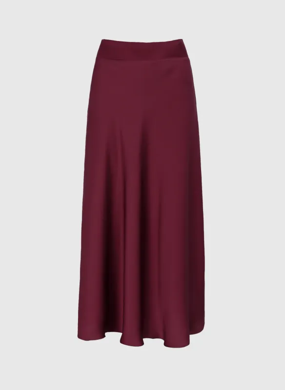 Ange Janiala Skirt Burgundy