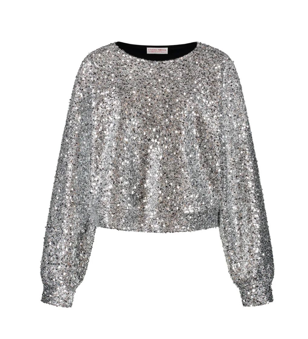 Studio Amaya Spark Sweater Silver