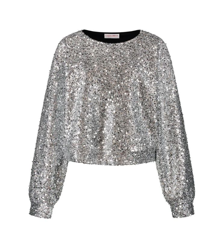 Studio Amaya Spark Sweater Silver