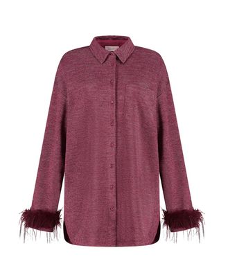 Studio Amaya Aurelian Blouse Burgundy