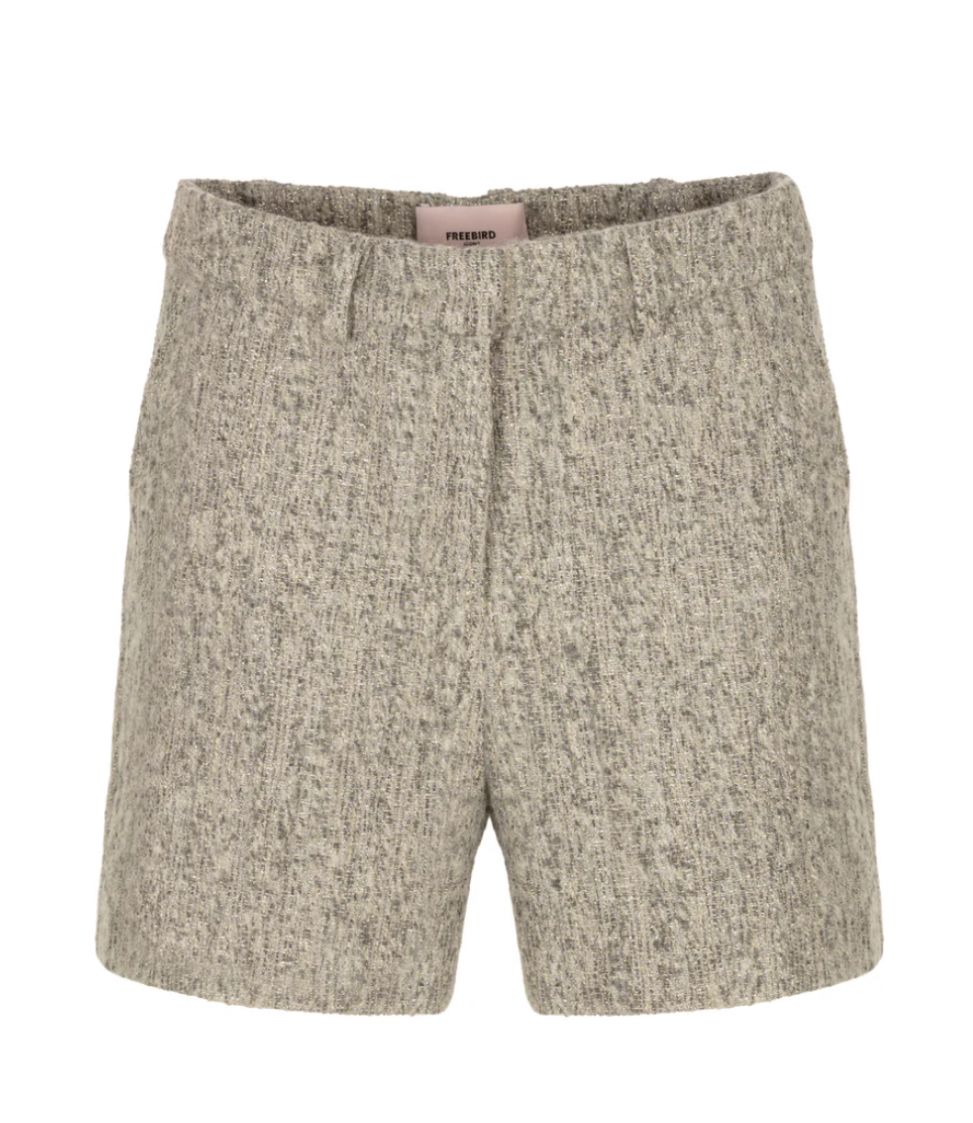 Freebird Plume Shorts Grey