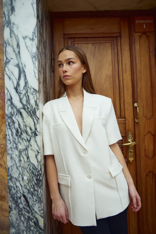 Noella Leanne Blazer Ecru