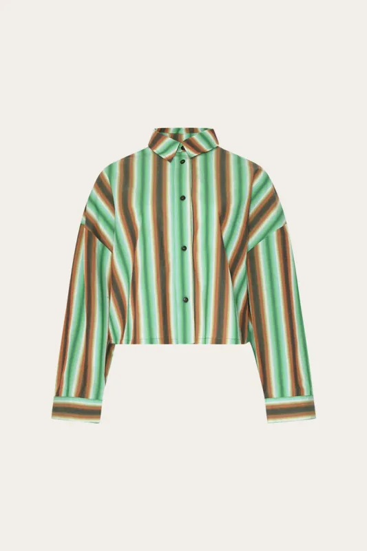 Noella Liara Shirt Stripe Green