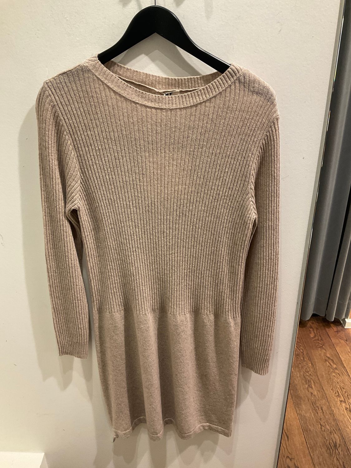 Vicolo Trivelli Wool Dress Beige