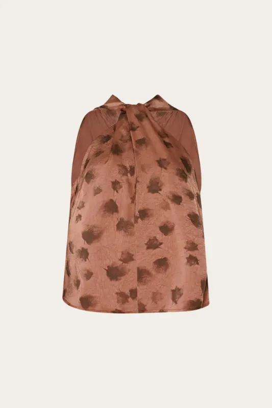 Noella Lucinda Top Brown
