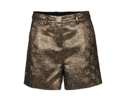 Freebird Plume Shorts Gold