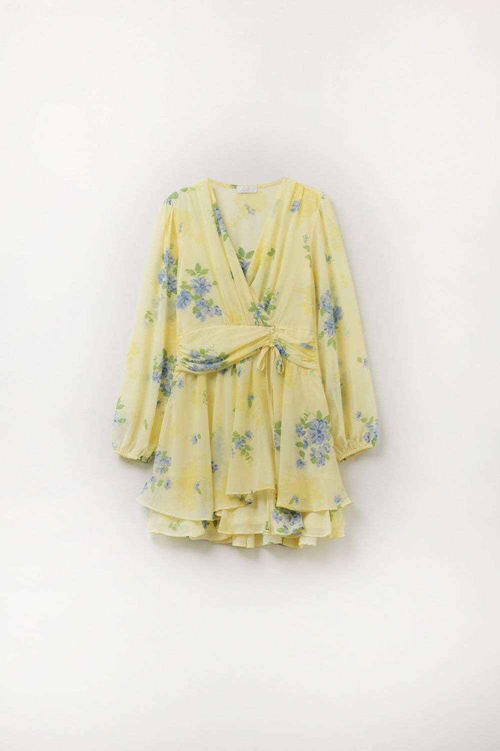 Q2 Flower Dress Yellow