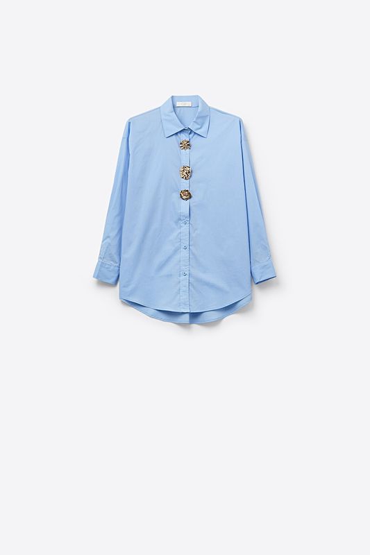 Q2 Poplin Shirt Blue