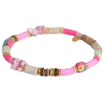 Love Ibiza Bracelet Tropical Pink