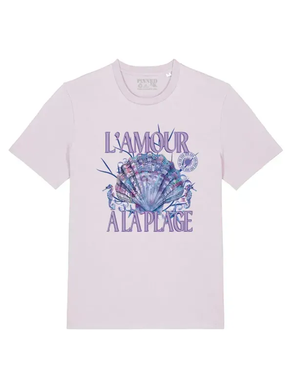 Pinned T-shirt Ouh Cha Cha Lilac
