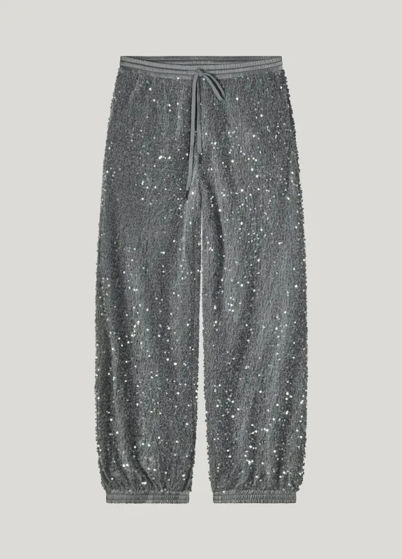 Summum Sequins Pants Cloud