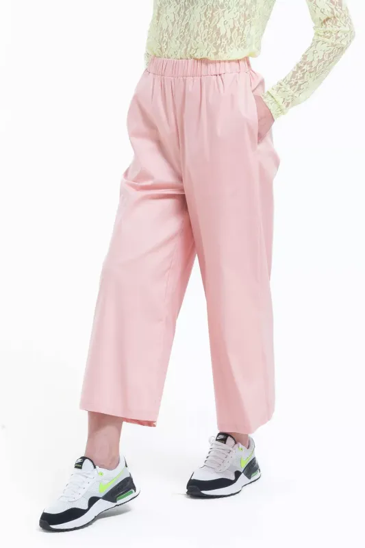 Gabardine Culottes Pink