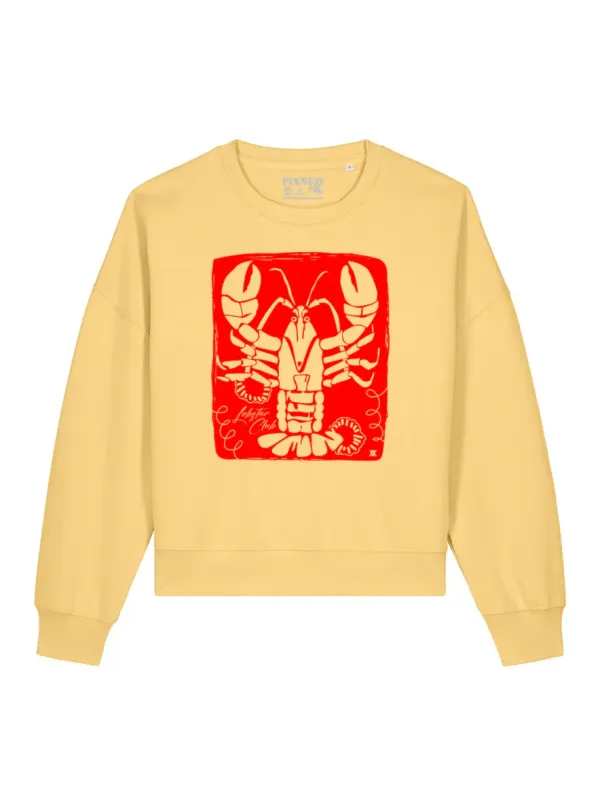 Pinned Sweater Lobster Club Yellow