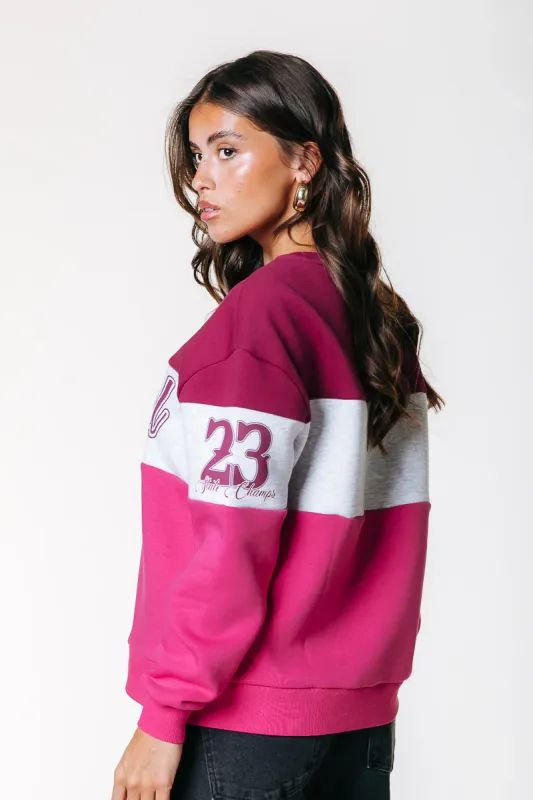 Colourful Rebel Logo Sweat Pink