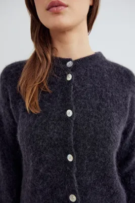 Noella Kae Knit Cardigan Grey