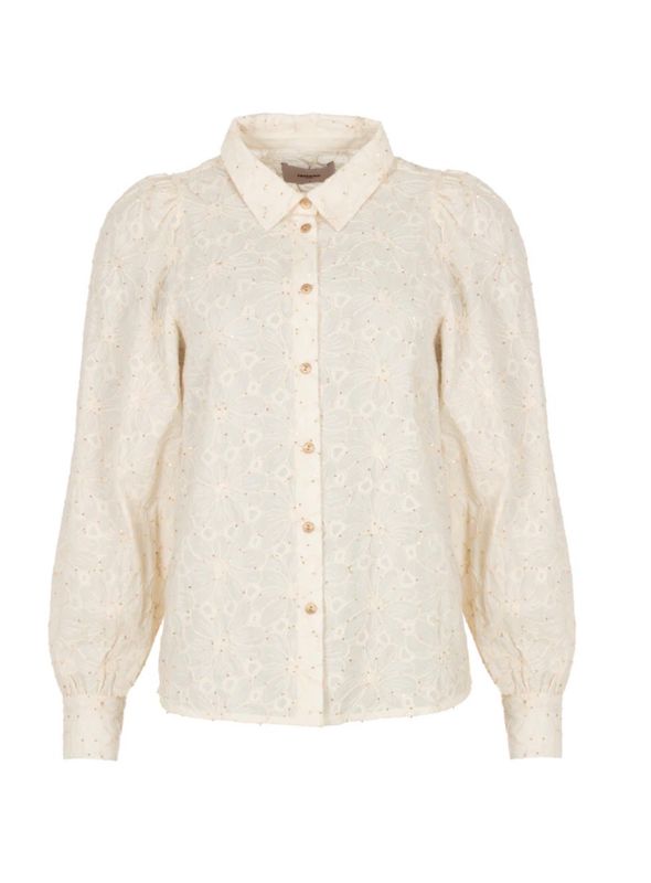 Freebird Benda Blouse Off White