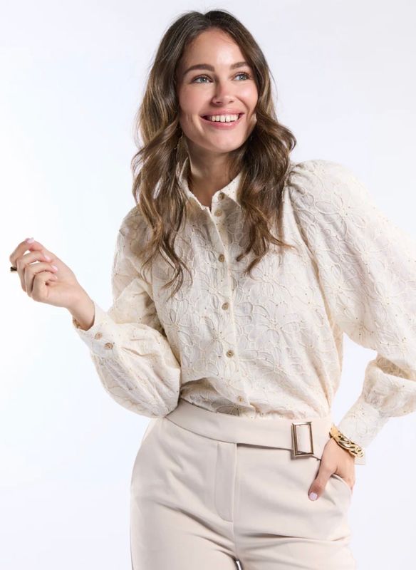 Freebird Benda Blouse Off White
