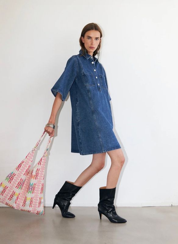 Lollys Laundry Mola Dress Blue