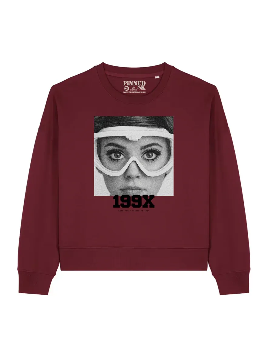Pinned Sweater Ski Goggles Bordeaux