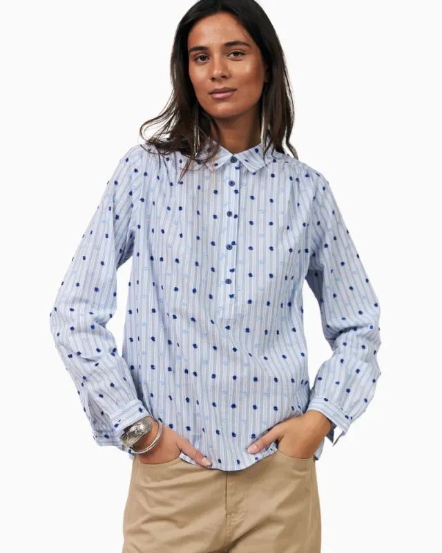 Lollys Laundry Lari Shirt Blue