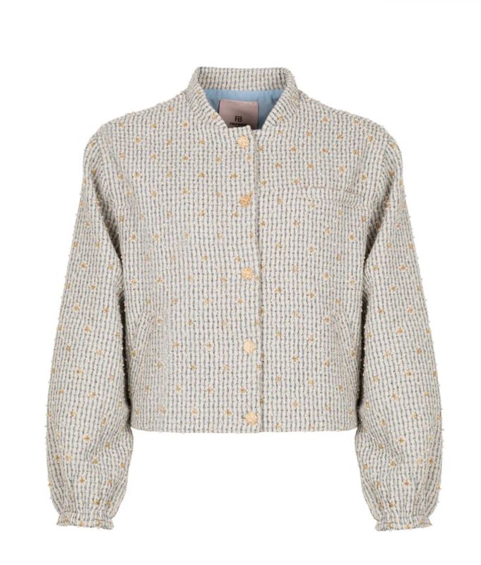 Freebird Lola Boucle Jacket Blue