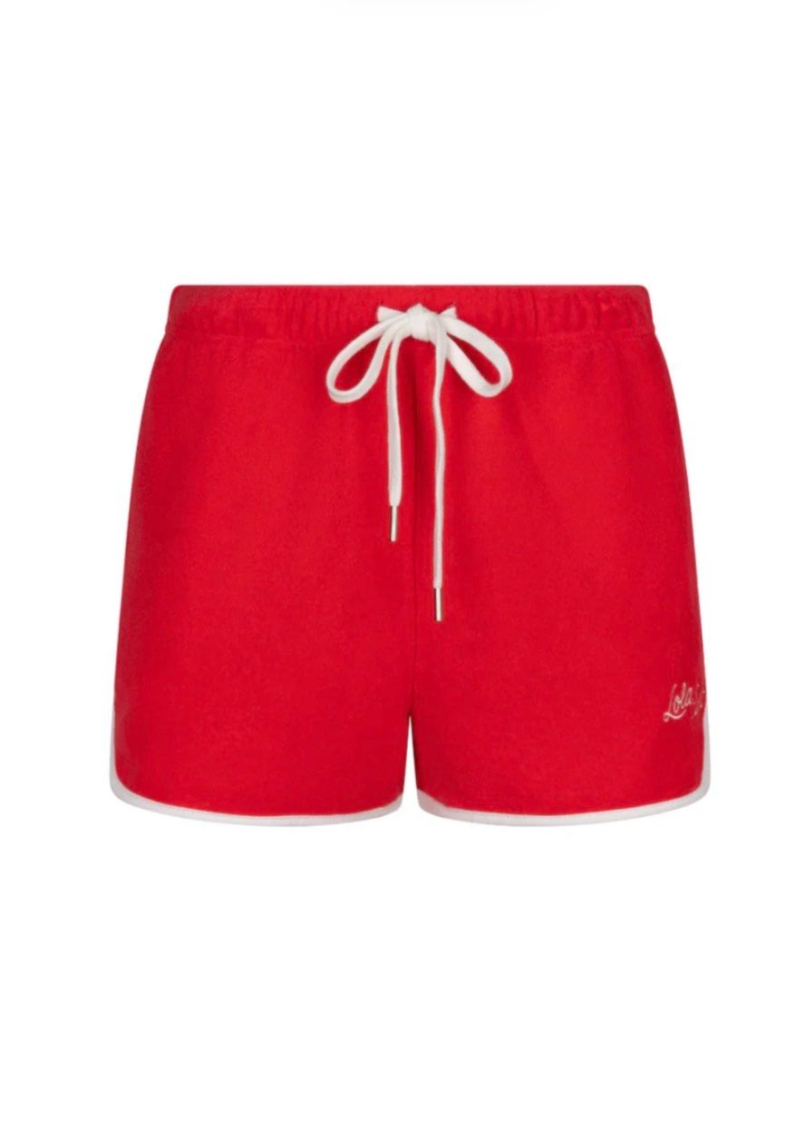 The Lola Club Teddy Short Red