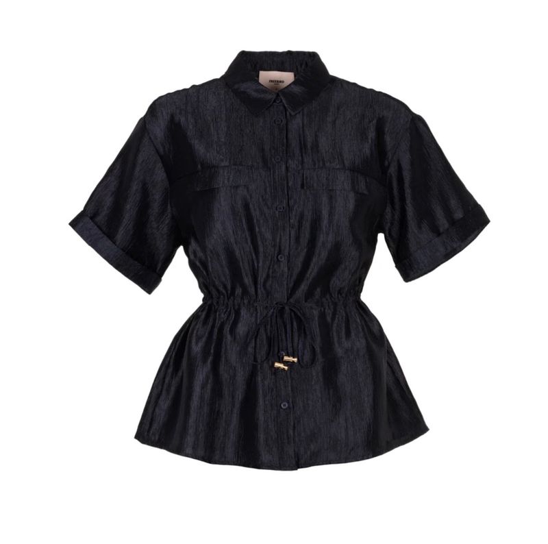 Freebird Breeze Blouse Navy
