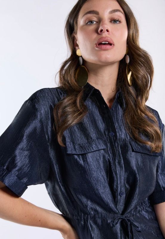 Freebird Breeze Blouse Navy