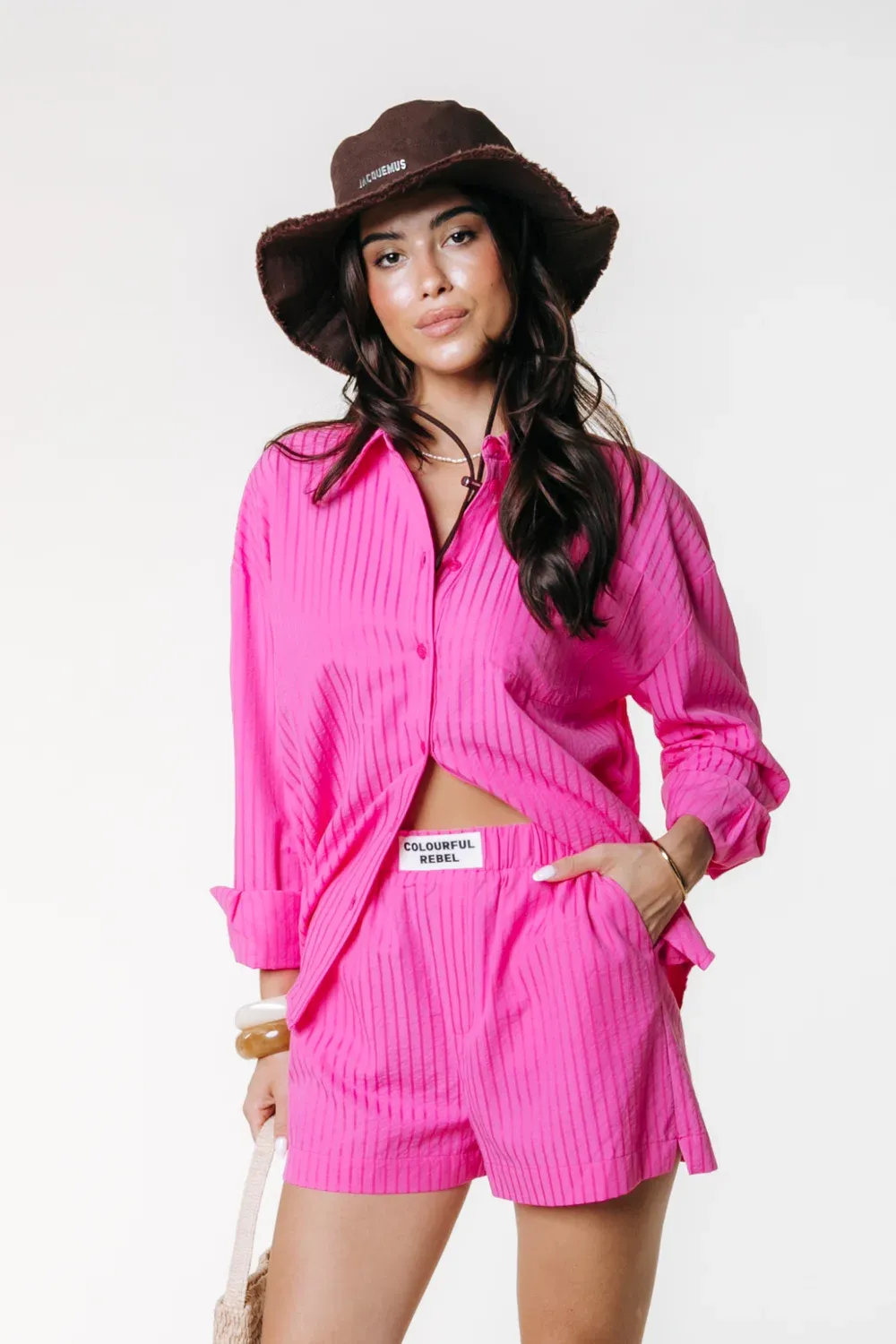 Colourful Rebel Lyn Short Pink