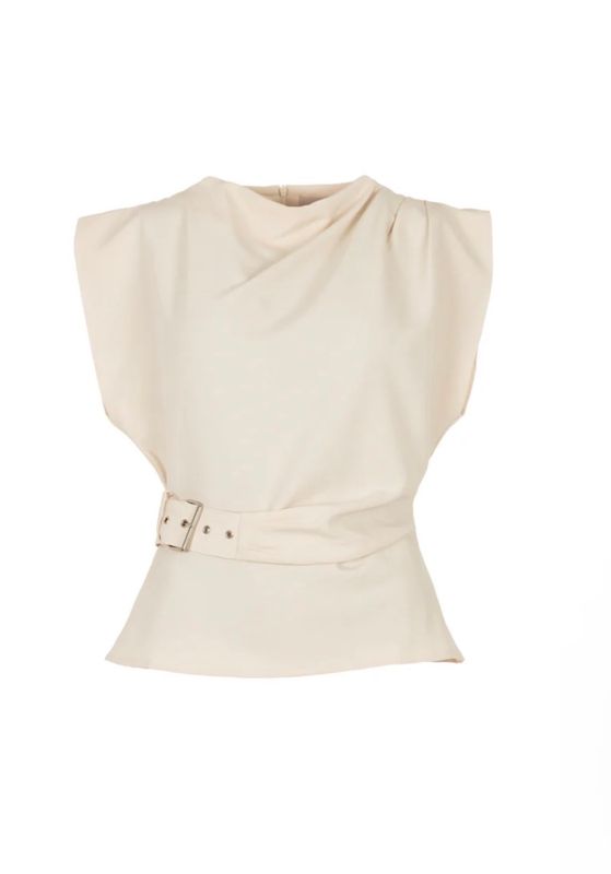 Freebird Bonn Top Ecru