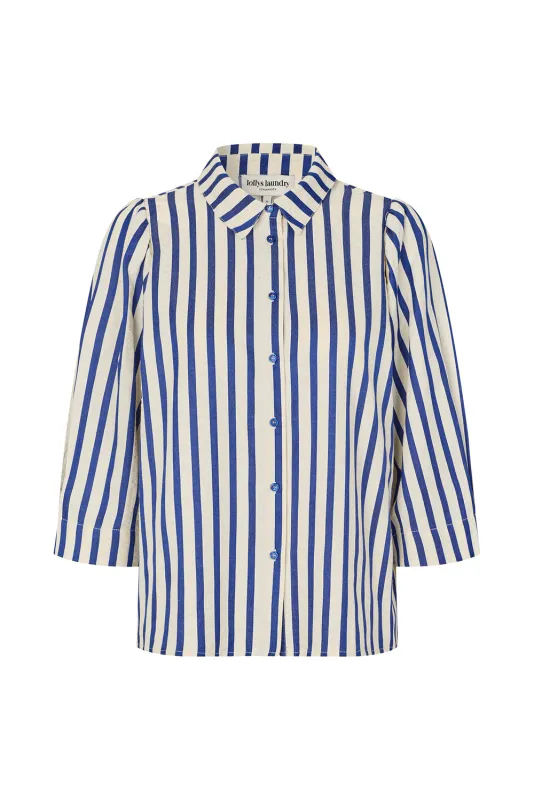 Lollys Laundry Striped Bono Shirt Blue