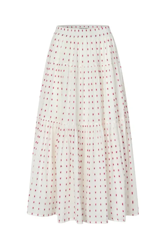 Lollys Laundry Sunset Skirt White