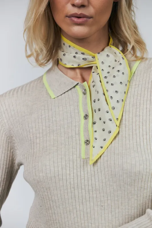 Lollys Laundry Rosemary Scarf Yellow