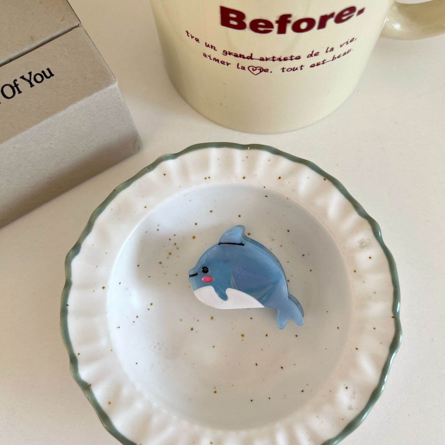 Haarspeldje Dolfijn Blauw