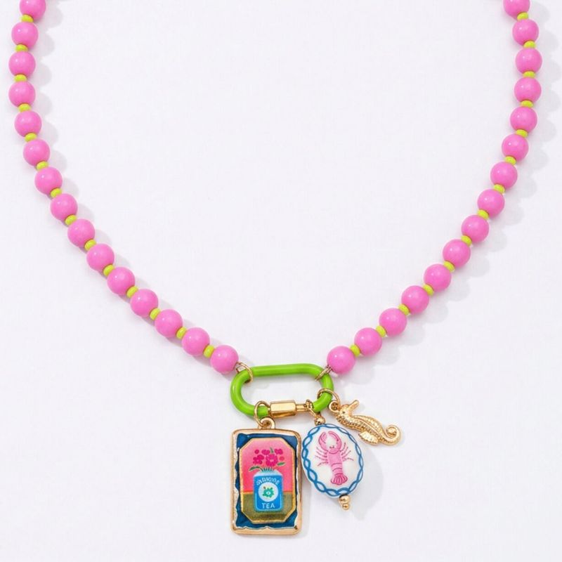Pink Pearl Necklace
