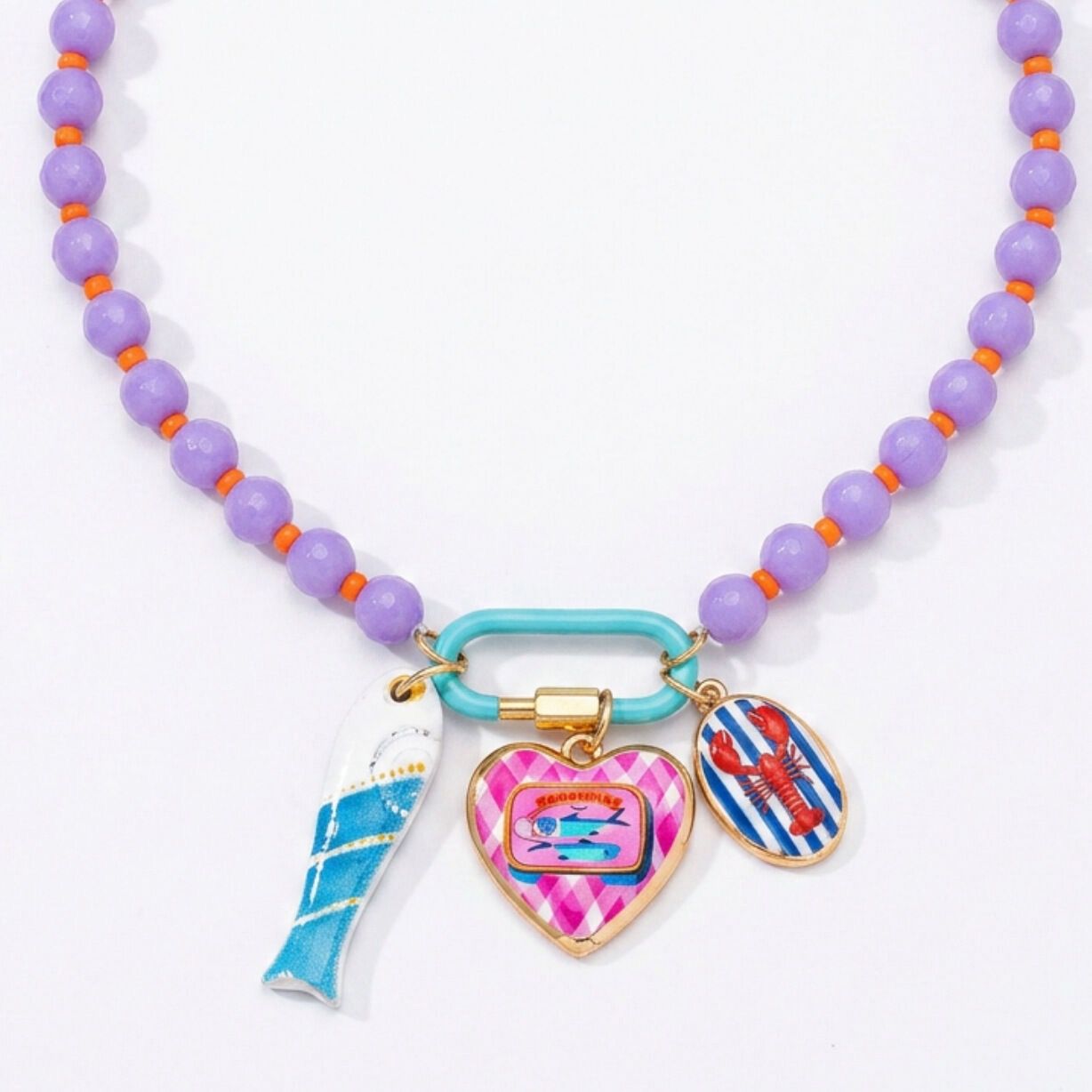 Purple Pearl Necklace