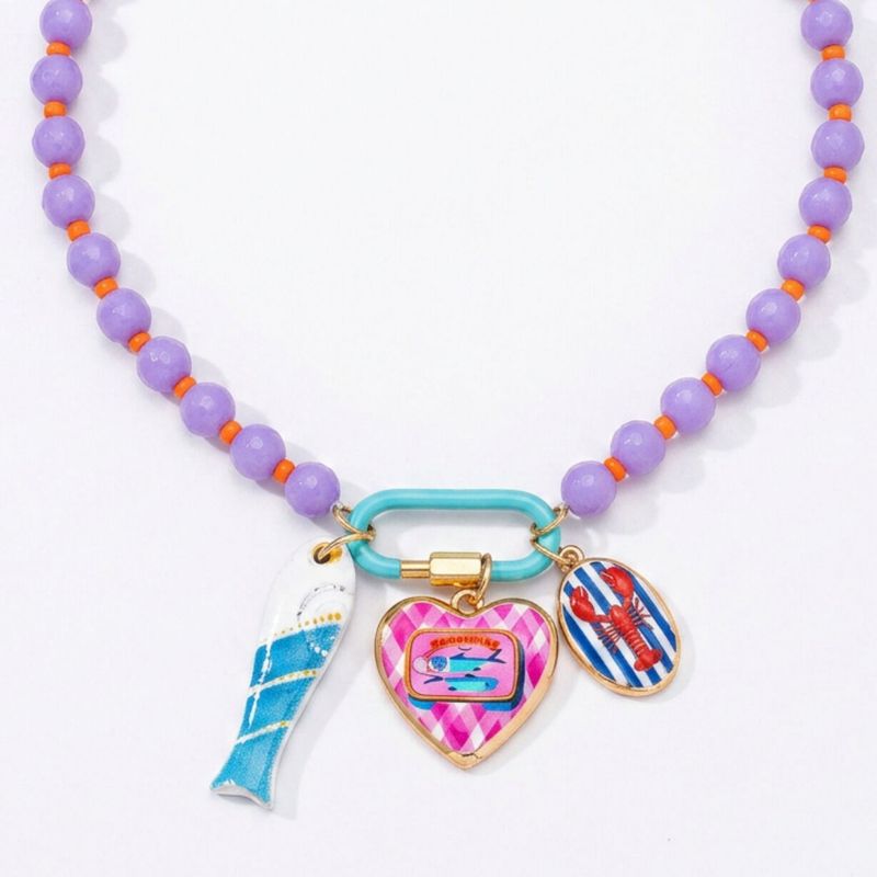 Purple Pearl Necklace
