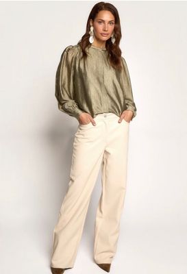 Freebird Bomber Blouse Seagrass
