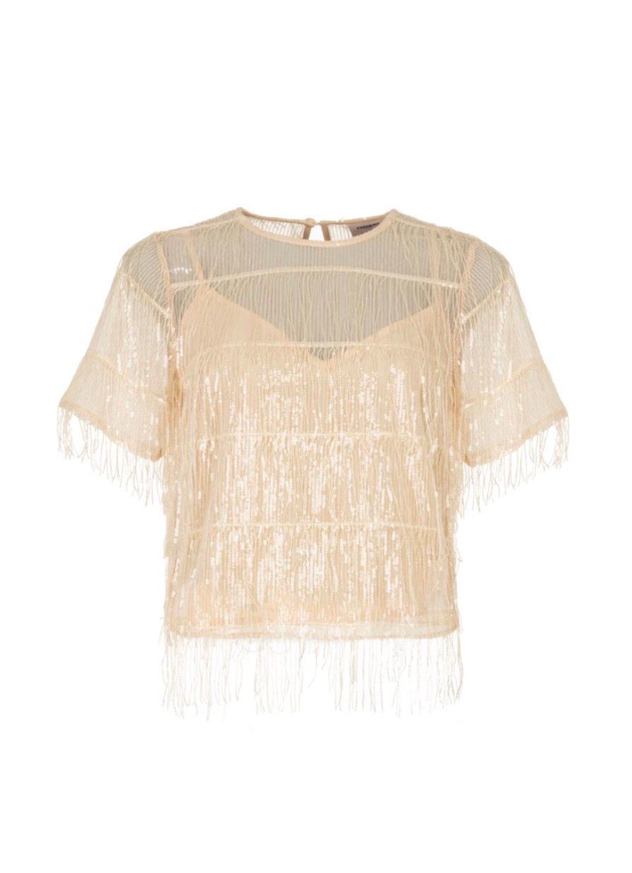 Freebird Tara Top Vanilla White