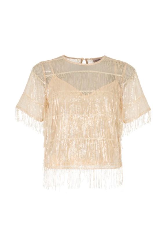 Freebird Tara Top Vanilla White