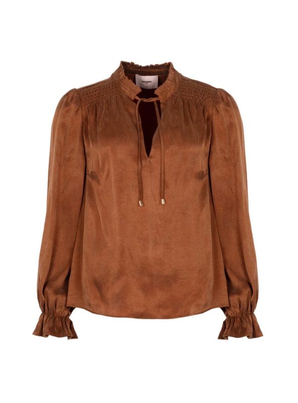Freebird Sunday Blouse Cinnamon