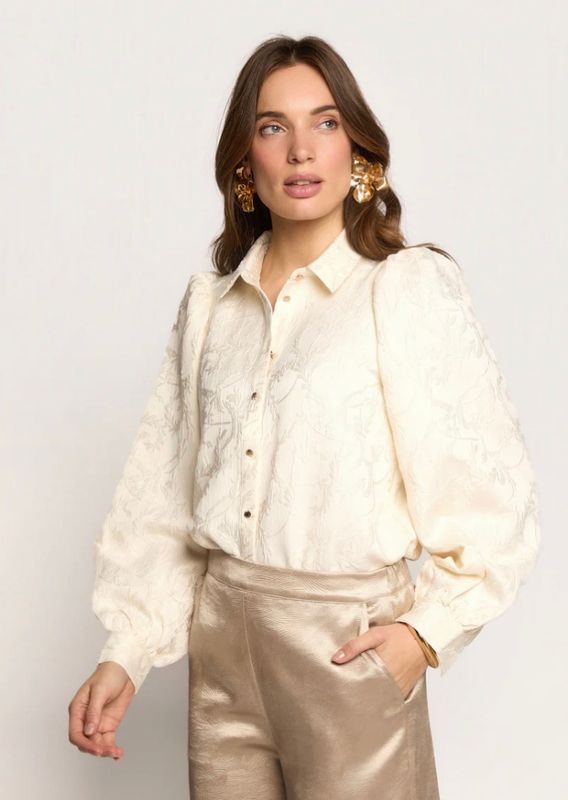 Freebird Benda Blouse Salty White