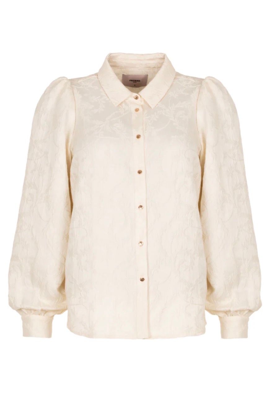 Freebird Benda Blouse Salty White