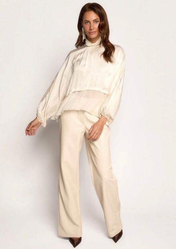 Freebird Bibiana Blouse Vanilla White