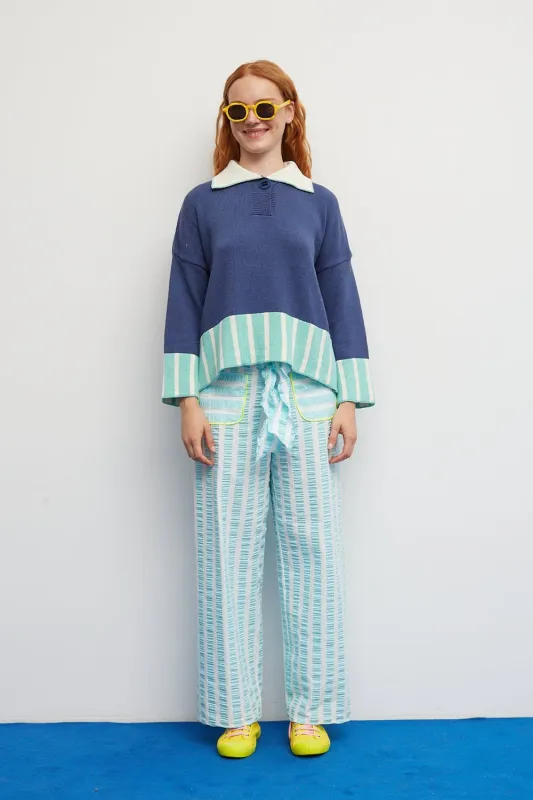 Dr Bloom Lazo Pants Turquoise
