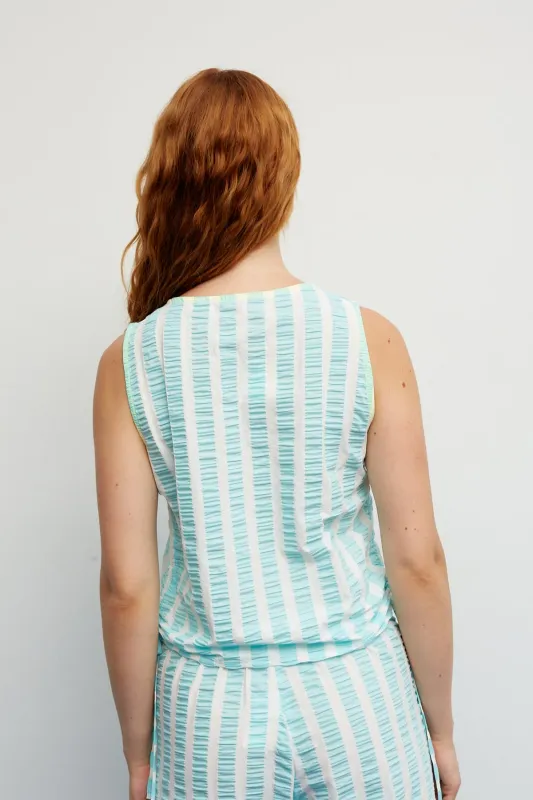 Dr Bloom Travel Top Turquoise