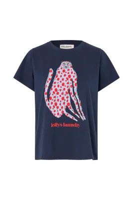 Lollys Laundry Roma Cat Tee Blue
