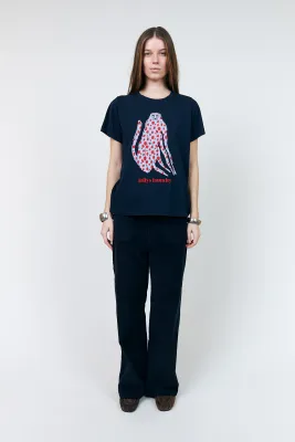 Lollys Laundry Roma Cat Tee Blue